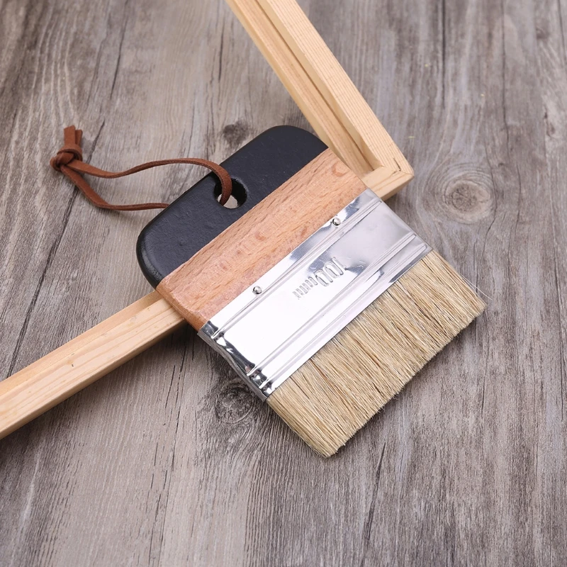 Wide Flat Chalk Paint Wax Brush Ergonomic Wood Handle Natural Bristle Brushes Furniture DIY Painting Waxing Tool
Wide Flat Chalk Paint Wax Brush Ergonomic Wood Handle Natural Bristle Brushes Furniture DIY Painting Waxing Tool