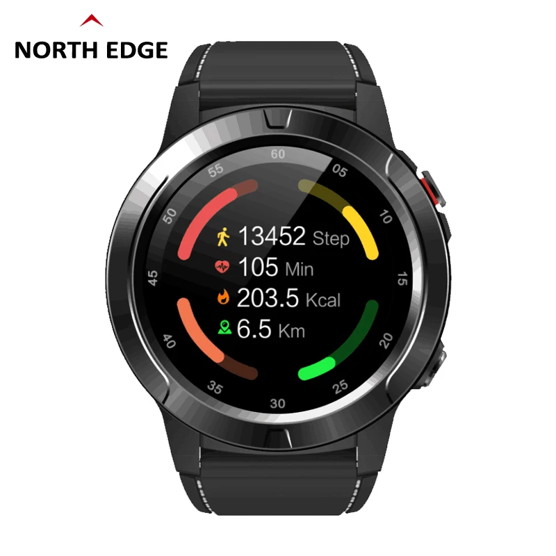 North Edge X-Trek3 Мужские Цифровые часы Gps для бега Reloj спортивные с высотомером