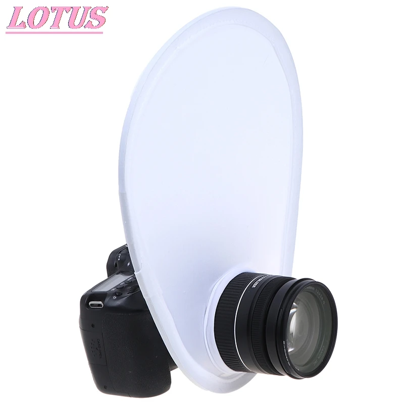 

1PC Hot Sell Photography Flash Lens Diffuser Reflector Flash Diffuser Softbox For Canon/Nikon/Sony/Olympus DSLR Camera Lenses