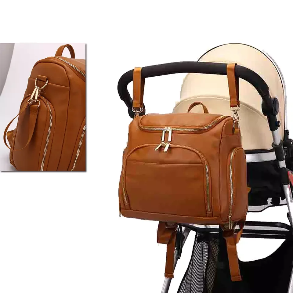 PU Leather Baby Diaper Bag Backpack Nappy Bags Stroller Organizer+Changing Pad+Stroller Bag+Cosmetic Straps+Insulation Bag
PU Leather Baby Diaper Bag Backpack Nappy Bags Stroller Organizer+Changing Pad+Stroller Bag+Cosmetic Straps+Insulation Bag