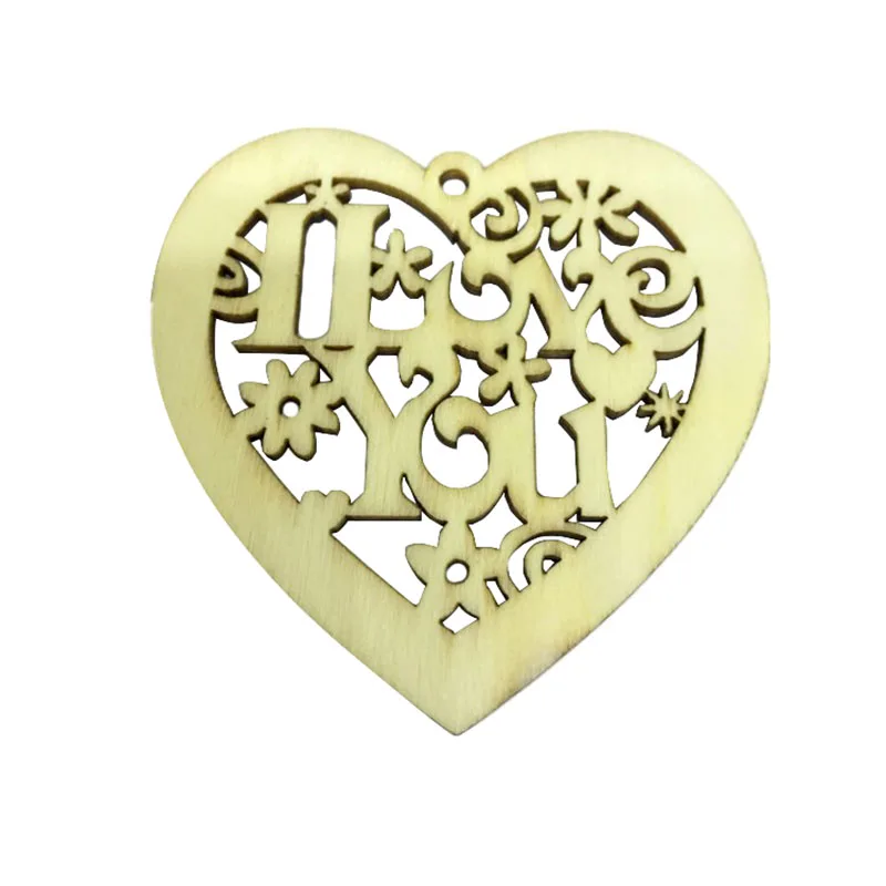 5Pcs "I Love You" Heart Hollow Wooden Pendant Hanging Wood Crafts Supplies For DIY Scrapbooking Wedding Ornament Decoration 80mm 
5Pcs "I Love You" Heart Hollow Wooden Pendant Hanging Wood Crafts Supplies For DIY Scrapbooking Wedding Ornament Decoration 80mm