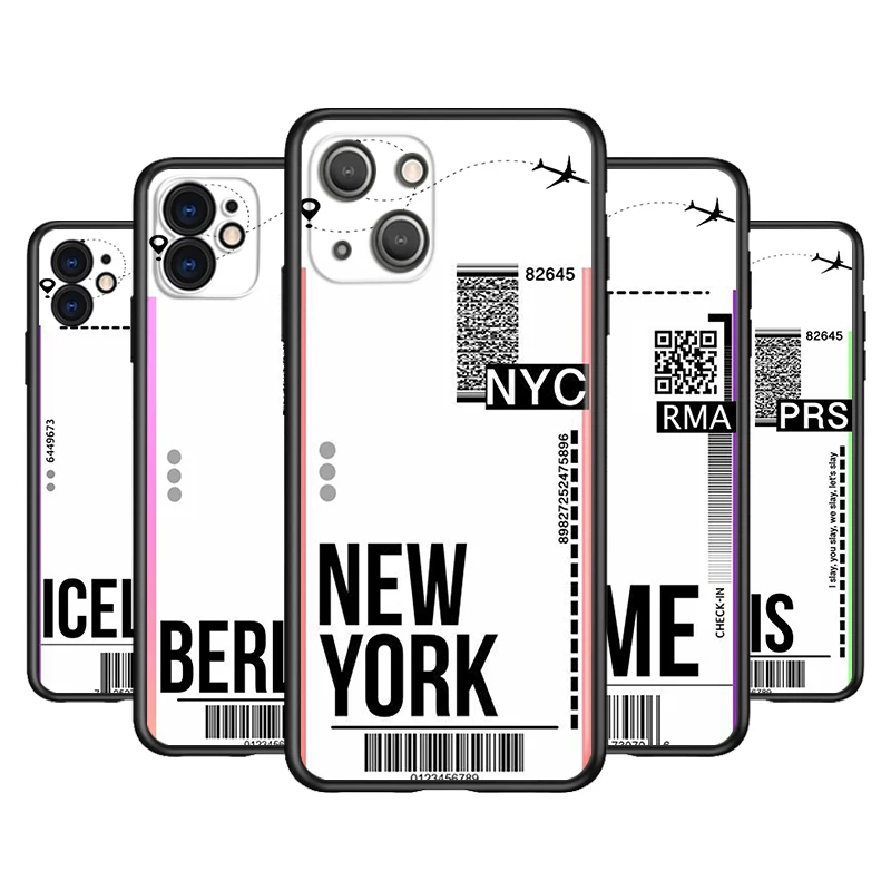 First Class Plane Ticket Silicone Cover For Apple IPhone 13 12 Mini 11 Pro XS MAX XR X 8 7 6S 6 Plus 5S SE Phone Case
First Class Plane Ticket Silicone Cover For Apple IPhone 13 12 Mini 11 Pro XS MAX XR X 8 7 6S 6 Plus 5S SE Phone Case