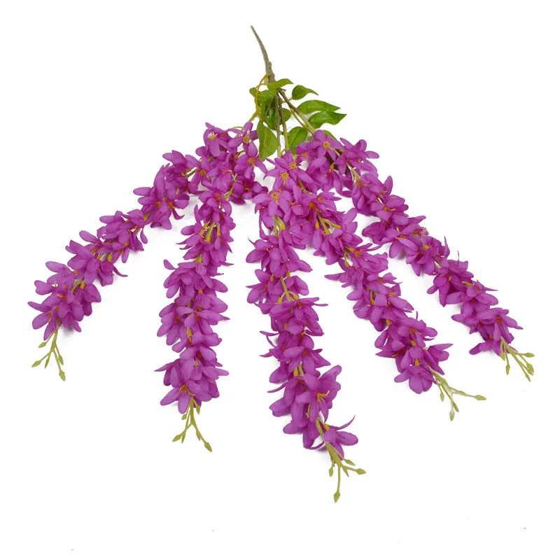 Artificial wisteria flower lilac wall hanging flower string fake flower wedding decoration flower vine without shipping 7.16
Artificial wisteria flower lilac wall hanging flower string fake flower wedding decoration flower vine without shipping 7.16