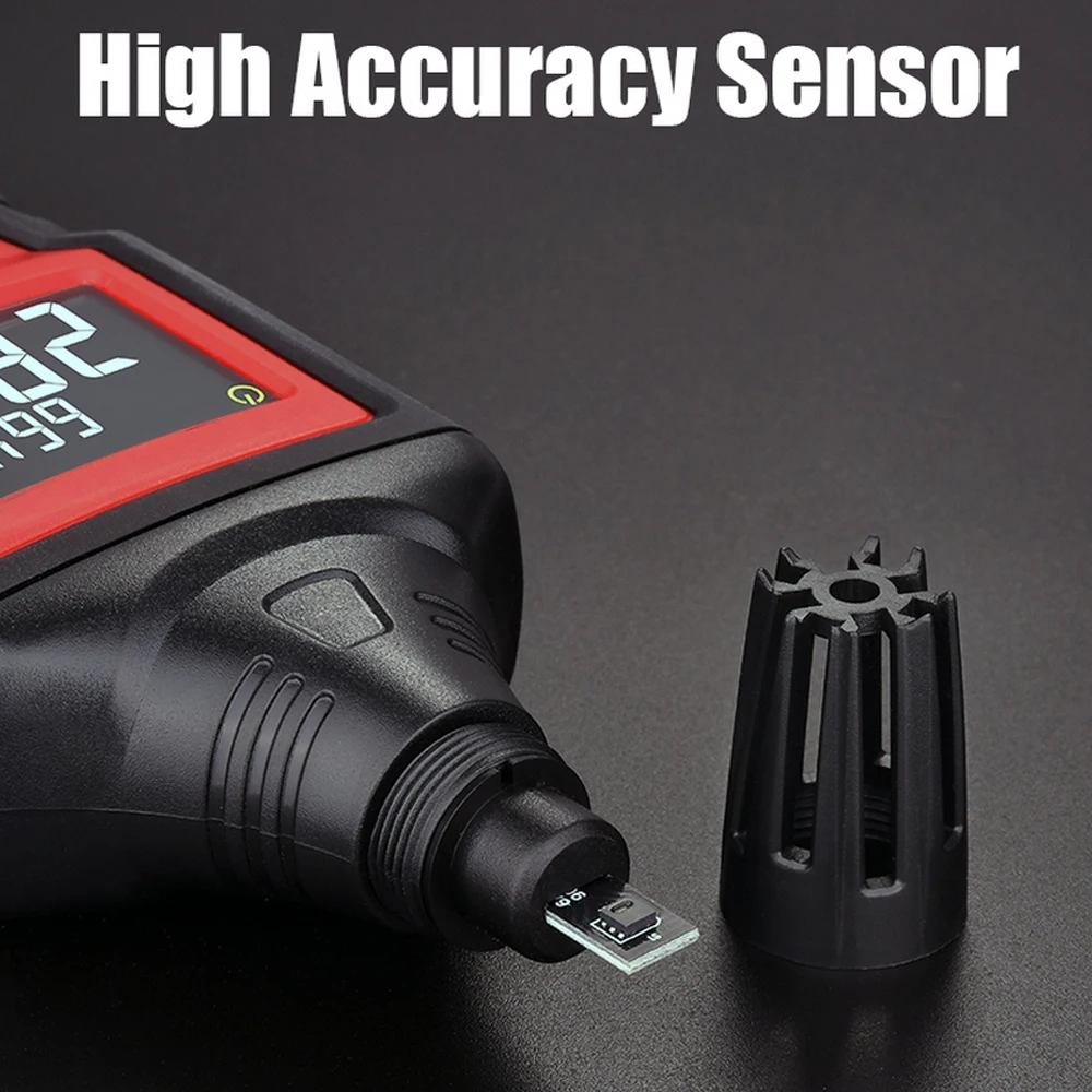 HT618 MultifunctionDigital Temperature Humidity Meter Hygrometer Temperature Humidity Meter High Accuracy Test Tools
HT618 MultifunctionDigital Temperature Humidity Meter Hygrometer Temperature Humidity Meter High Accuracy Test Tools