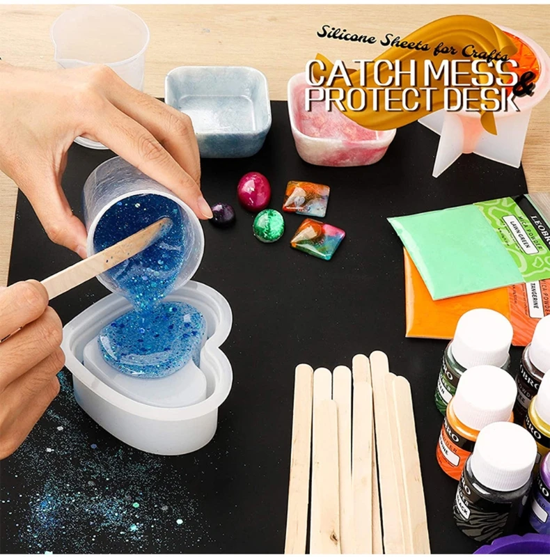 15.7x11.7 inch 3 Pcs Waterproof Silicone Placemat Bakeware Pan Liner Pad Heat Insulation Table Mat Protector
15.7x11.7 inch 3 Pcs Waterproof Silicone Placemat Bakeware Pan Liner Pad Heat Insulation Table Mat Protector
