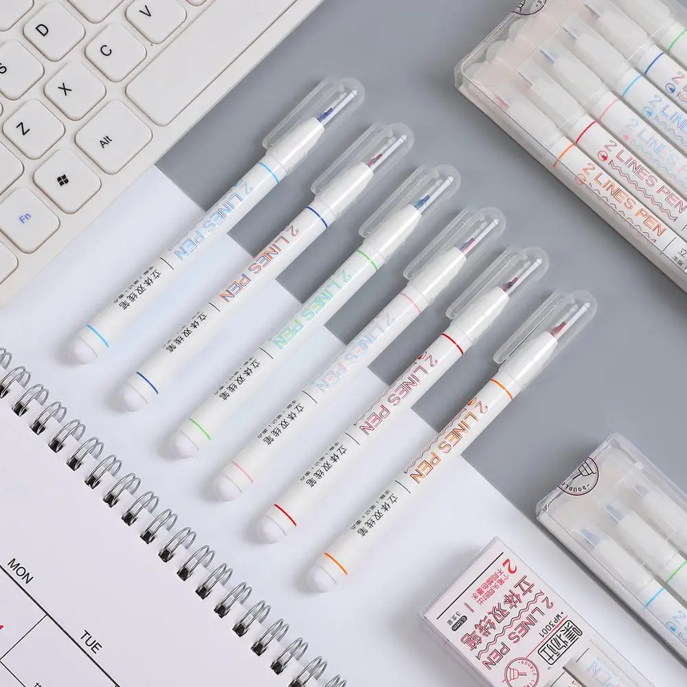3pcs Or 5pcs/set Double Lines Art Markers Pen Out Line Pen Liner Marker Fineliner Calligraphy Lettering Pen Color Drawing Pens
3pcs Or 5pcs/set Double Lines Art Markers Pen Out Line Pen Liner Marker Fineliner Calligraphy Lettering Pen Color Drawing Pens