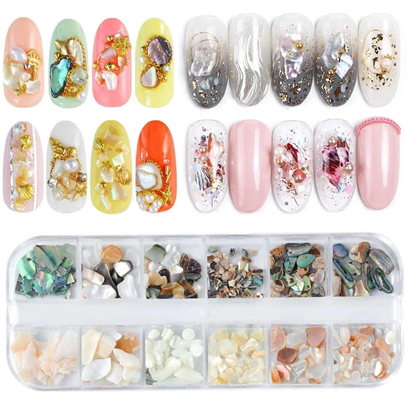 12 Grids/Set Irregular Nails Abalone Shell Slice Natural Sea Shell Stone Fragment Polish DIY Manicure Paillette Decorations NEW
12 Grids/Set Irregular Nails Abalone Shell Slice Natural Sea Shell Stone Fragment Polish DIY Manicure Paillette Decorations NEW