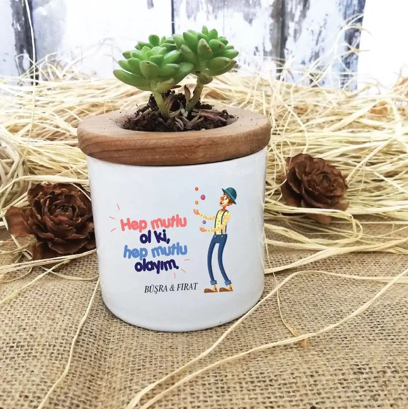 Персонализированные-Be happy тематические Sukulent 
Персонализированные-Be happy тематические Sukulent