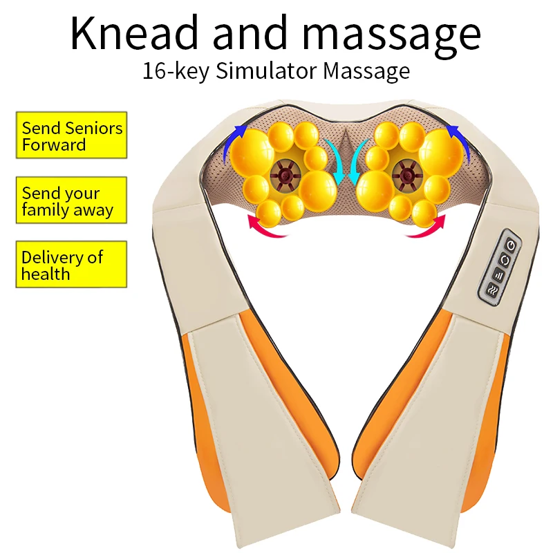 2021U Shape Electrical Shiatsu Back Neck Shoulder Body Massager Infrared Heated 4D Kneading Car/Home Massage Shawl
2021U Shape Electrical Shiatsu Back Neck Shoulder Body Massager Infrared Heated 4D Kneading Car/Home Massage Shawl