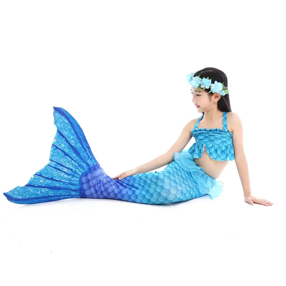 Mermaid Costume Clothes Swimwear Bikini Sets For Girls Kids Children Mermaid Swimming Suit 3pcs Mermaid Tails Swimmable Swimsuit
Mermaid Costume Clothes Swimwear Bikini Sets For Girls Kids Children Mermaid Swimming Suit 3pcs Mermaid Tails Swimmable Swimsuit