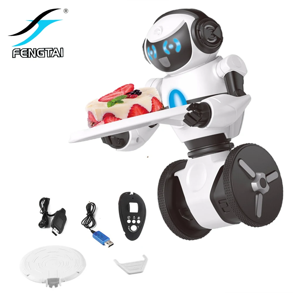 WL F1-1 2.4G two-wheeled balance remote control robot toy with smart gravity sensor can be used for restaurant service work
WL F1-1 2.4G two-wheeled balance remote control robot toy with smart gravity sensor can be used for restaurant service work