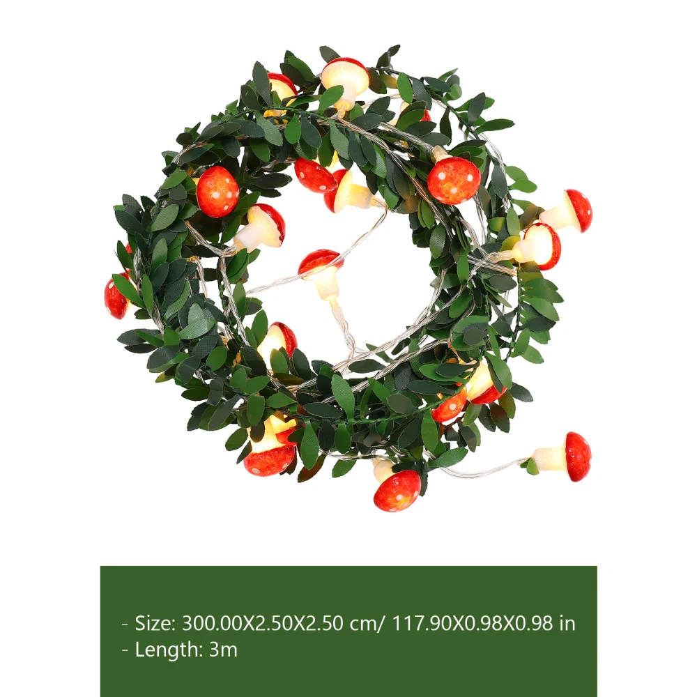 Mushroom Shaped String Lamp Fabric 20 LEDs Fairy Light Decor Battery
Mushroom Shaped String Lamp Fabric 20 LEDs Fairy Light Decor Battery