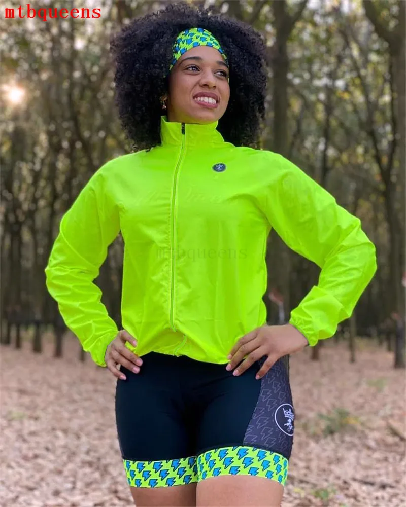 Куртка mtbqueen Женская с длинным рукавом водонепроницаемая верхняя одежда для