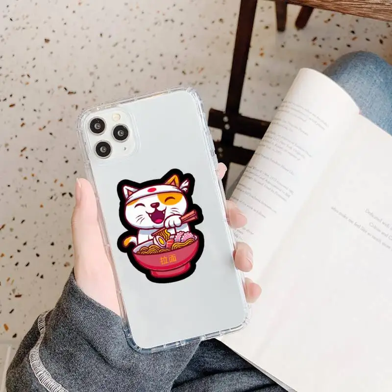 Neko Ramen Japan Cat Phone Case Transparent soft For iphone 5 5s 5c se 6 6s 7 8 11 12 plus mini x xs xr pro max
Neko Ramen Japan Cat Phone Case Transparent soft For iphone 5 5s 5c se 6 6s 7 8 11 12 plus mini x xs xr pro max