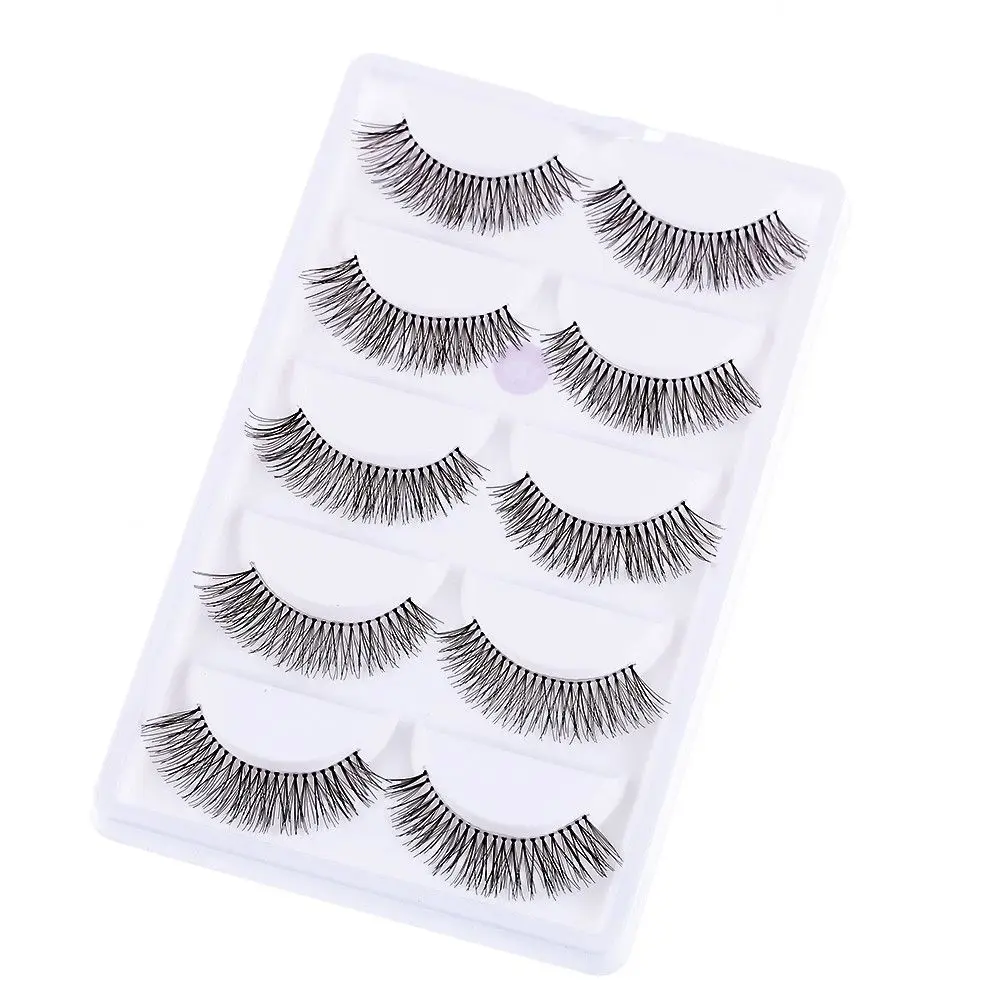 5 Pairs Makeup Natural Long Cross Eye Lashes Extension False Eyelashes Black Handmade
5 Pairs Makeup Natural Long Cross Eye Lashes Extension False Eyelashes Black Handmade