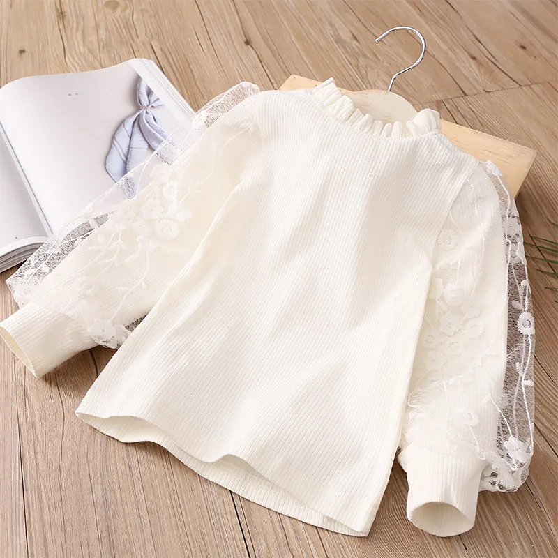 3 4 5 6 7 8 Y Baby Girls Tshirt Korean Puff Sleeve Lace Cotton Tops for Girl Children's Long Sleeve High Quality Tshirts Autumn
3 4 5 6 7 8 Y Baby Girls Tshirt Korean Puff Sleeve Lace Cotton Tops for Girl Children's Long Sleeve High Quality Tshirts Autumn