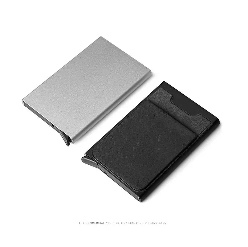 Slim Men Aluminum Wallet Bag Back Pouch ID Card Holder Protection Mini Metal Automatic Pop Up Credit Case Coin Purse Father Gift
Slim Men Aluminum Wallet Bag Back Pouch ID Card Holder Protection Mini Metal Automatic Pop Up Credit Case Coin Purse Father Gift