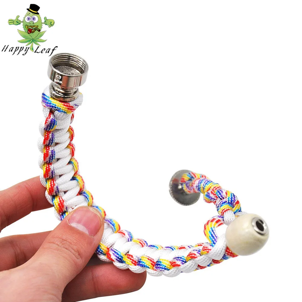 New Bracelet Smoking Pipe 260MM Jamaica Rasta Pipe Weed Hand Pipes with Metal Tobacco Bowl Lighter Ignition Smoking Accessories
New Bracelet Smoking Pipe 260MM Jamaica Rasta Pipe Weed Hand Pipes with Metal Tobacco Bowl Lighter Ignition Smoking Accessories