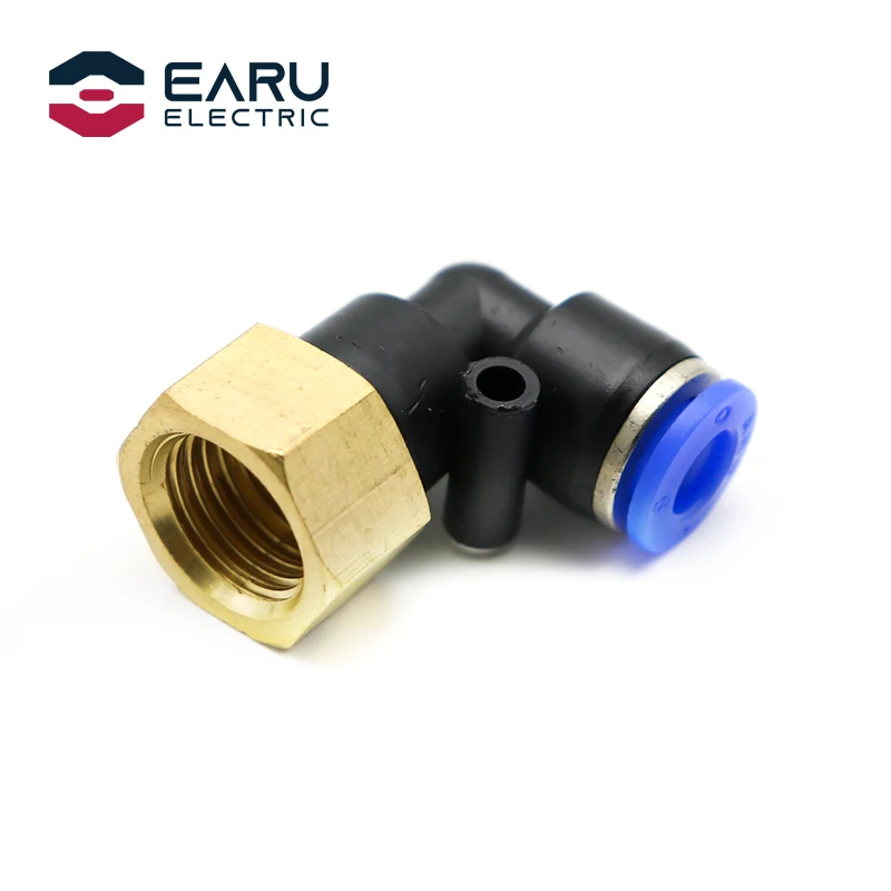 PLF Hose OD 4 6 8 10 12mm - Female Thread M5'' 1/8'' 1/4'' 3/8'' 1/2'' Pneumatic Elbow Connector Tube Air Push In Fittings
PLF Hose OD 4 6 8 10 12mm - Female Thread M5'' 1/8'' 1/4'' 3/8'' 1/2'' Pneumatic Elbow Connector Tube Air Push In Fittings