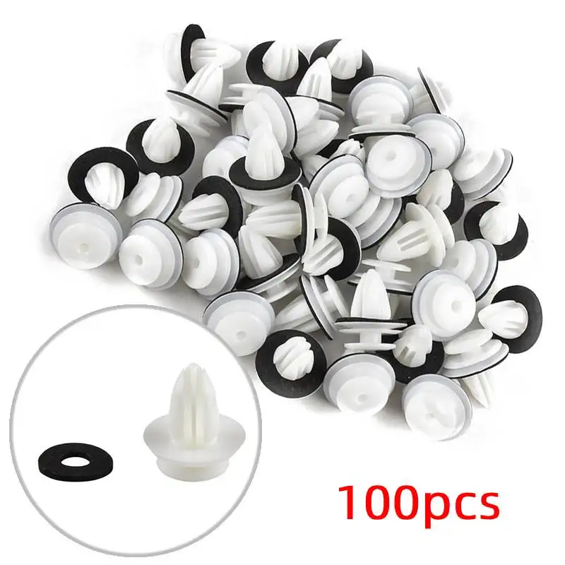 100Pcs Fender Bumper Car Rivets Plastic For BMW E36 E38 E39 E46 X5 M3 M5 Z3 Door Panel Fender Bumper Fixed Car Fastener Clips
100Pcs Fender Bumper Car Rivets Plastic For BMW E36 E38 E39 E46 X5 M3 M5 Z3 Door Panel Fender Bumper Fixed Car Fastener Clips