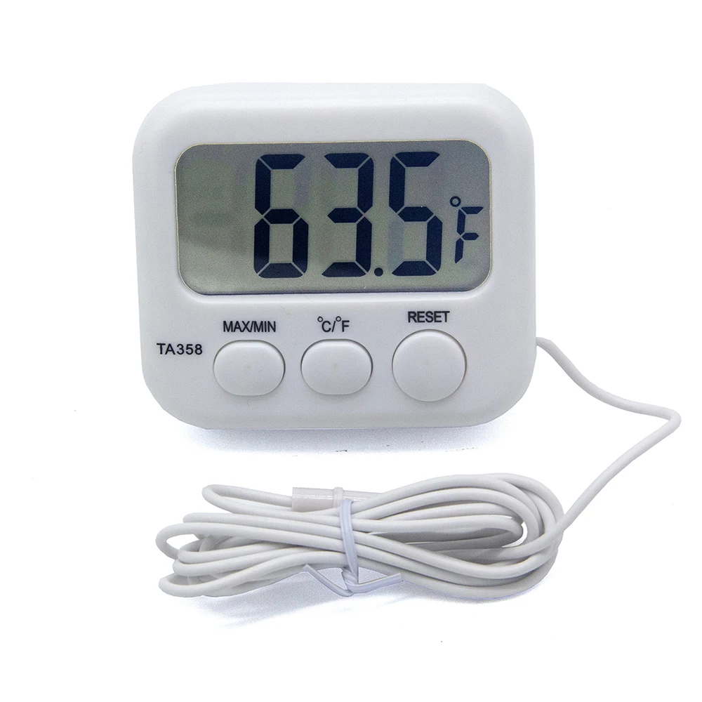 Refrigerator Aquarium Kitchen Electronic LCD Max-Min Thermometer Digital Thermo Temperature Meter with Probe Sensor Cable
Refrigerator Aquarium Kitchen Electronic LCD Max-Min Thermometer Digital Thermo Temperature Meter with Probe Sensor Cable