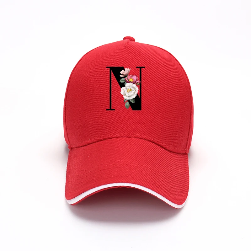 Sports outdoor black font 26 letter flower pattern baseball cap peaked hat fisherman hat sunshade breathable striped elastic hat
Sports outdoor black font 26 letter flower pattern baseball cap peaked hat fisherman hat sunshade breathable striped elastic hat