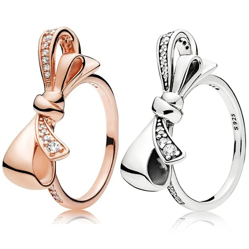 Rose Brilliant Bow With Crystal Ring 925 Sterling Silver Ring For Women Wedding Party Gift Europe Fine Jewelry
Rose Brilliant Bow With Crystal Ring 925 Sterling Silver Ring For Women Wedding Party Gift Europe Fine Jewelry