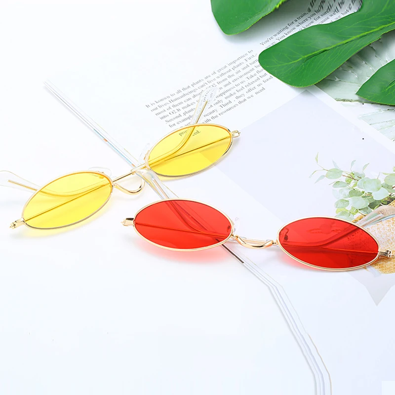 Новые овальные женские солнцезащитные очки в маленькой металлической оправе, трендовые индивидуальные очки в стиле ретро, модные солнцеза...
Новые овальные женские солнцезащитные очки в маленькой металлической оправе, трендовые индивидуальные очки в стиле ретро, модные солнцеза...