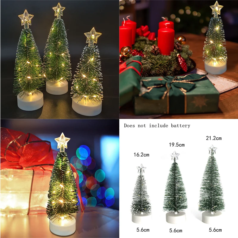 2021Christmas Night Light Led Simulation Christmas Tree Table Decor Christmas Decor for Home Navidad New Year Xmas Gifts Natal
2021Christmas Night Light Led Simulation Christmas Tree Table Decor Christmas Decor for Home Navidad New Year Xmas Gifts Natal