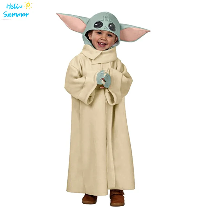 Halloween Hot Star Cosplay Wars The Baby Yoda-boy Party Costume Robe With Hat Fancy Festival Performance Dress
Halloween Hot Star Cosplay Wars The Baby Yoda-boy Party Costume Robe With Hat Fancy Festival Performance Dress