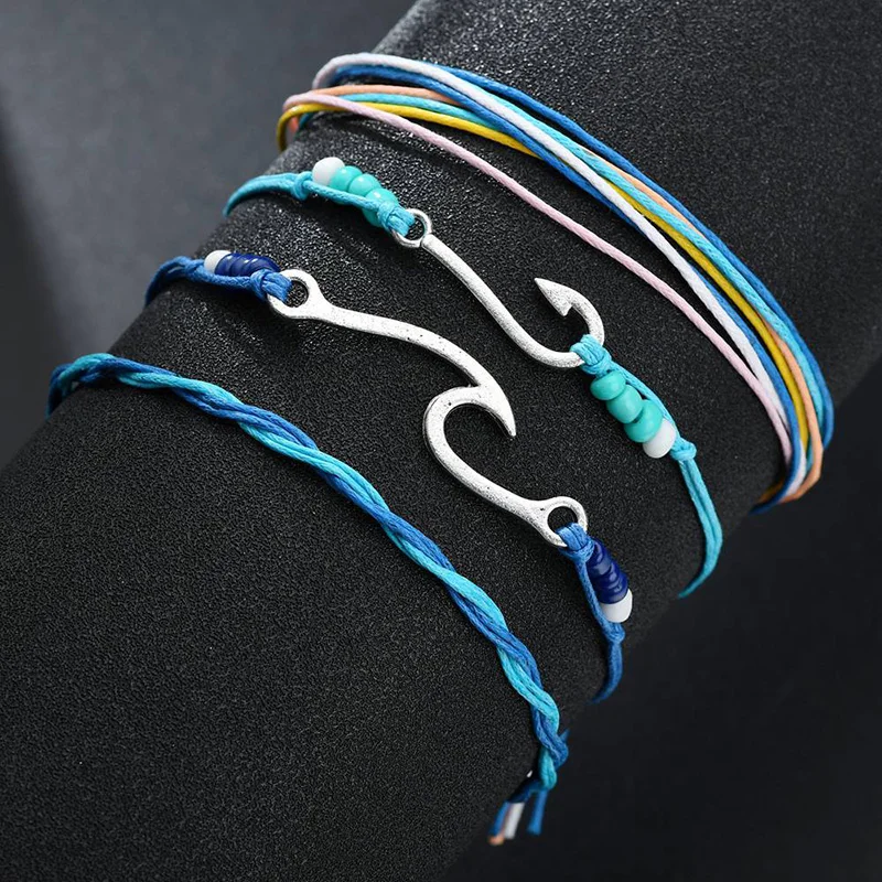 New 4 pcs/set Wave Circle Rope Weave Bracelets&Bangles For Women Handmade Multilayer Bracelets Charm Jewelry Bracelet BT200269
New 4 pcs/set Wave Circle Rope Weave Bracelets&Bangles For Women Handmade Multilayer Bracelets Charm Jewelry Bracelet BT200269