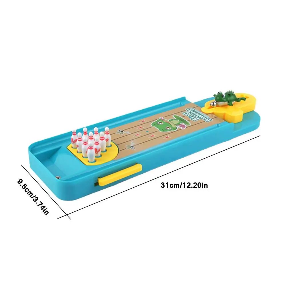 Mini Fun Frog Bowling Table Toy Game Desktop Simulation Bowling Game Educational Stress Relieve Set Gift For Kids
Mini Fun Frog Bowling Table Toy Game Desktop Simulation Bowling Game Educational Stress Relieve Set Gift For Kids