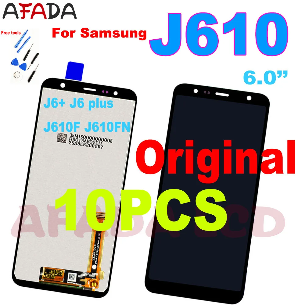 10 шт. 6,0 ''для Samsung J6 + 2018 J610 SM-J610F J610FN J6 Plus ЖК-дисплей с сенсорным экраном в сборе для Samsung J4 + J415 LCD 
10 шт. 6,0 ''для Samsung J6 + 2018 J610 SM-J610F J610FN J6 Plus ЖК-дисплей с сенсорным экраном в сборе для Samsung J4 + J415 LCD