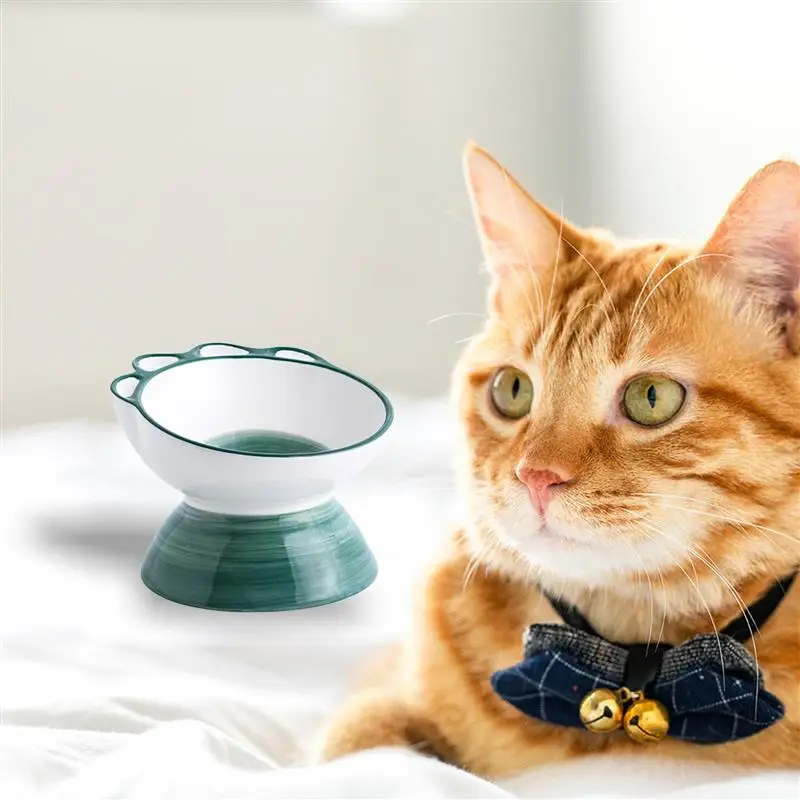 High-Leg Cat Bowl Cat Dog Pet Feeder Food Bowl For Cat Dog Pet Drinking Eating Ceramic Cat Bowl Protective Cervical Spine
High-Leg Cat Bowl Cat Dog Pet Feeder Food Bowl For Cat Dog Pet Drinking Eating Ceramic Cat Bowl Protective Cervical Spine