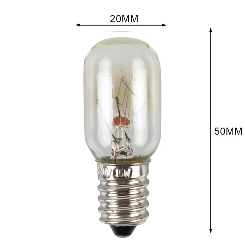 HoenyFly 5pcs T20 Refrigerator Bulb 15W E14 2700K 220V Freezer Lamp Tungsten Light Oven Lamp Incandescen Lamp Warm White
HoenyFly 5pcs T20 Refrigerator Bulb 15W E14 2700K 220V Freezer Lamp Tungsten Light Oven Lamp Incandescen Lamp Warm White