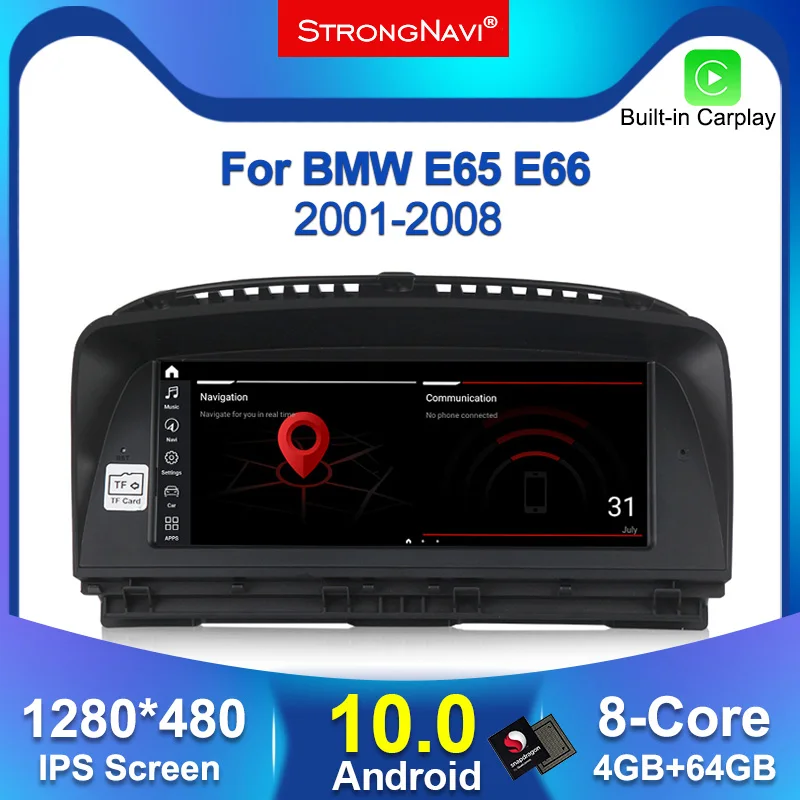Автомобильный мультимедийный плеер, 4 + 64 ГБ, Android 10,0, 4G Lte DSP IPS, GPS-навигация для BMW 7 серии E65 E66 2001 ~ 2008
Автомобильный мультимедийный плеер, 4 + 64 ГБ, Android 10,0, 4G Lte DSP IPS, GPS-навигация для BMW 7 серии E65 E66 2001 ~ 2008