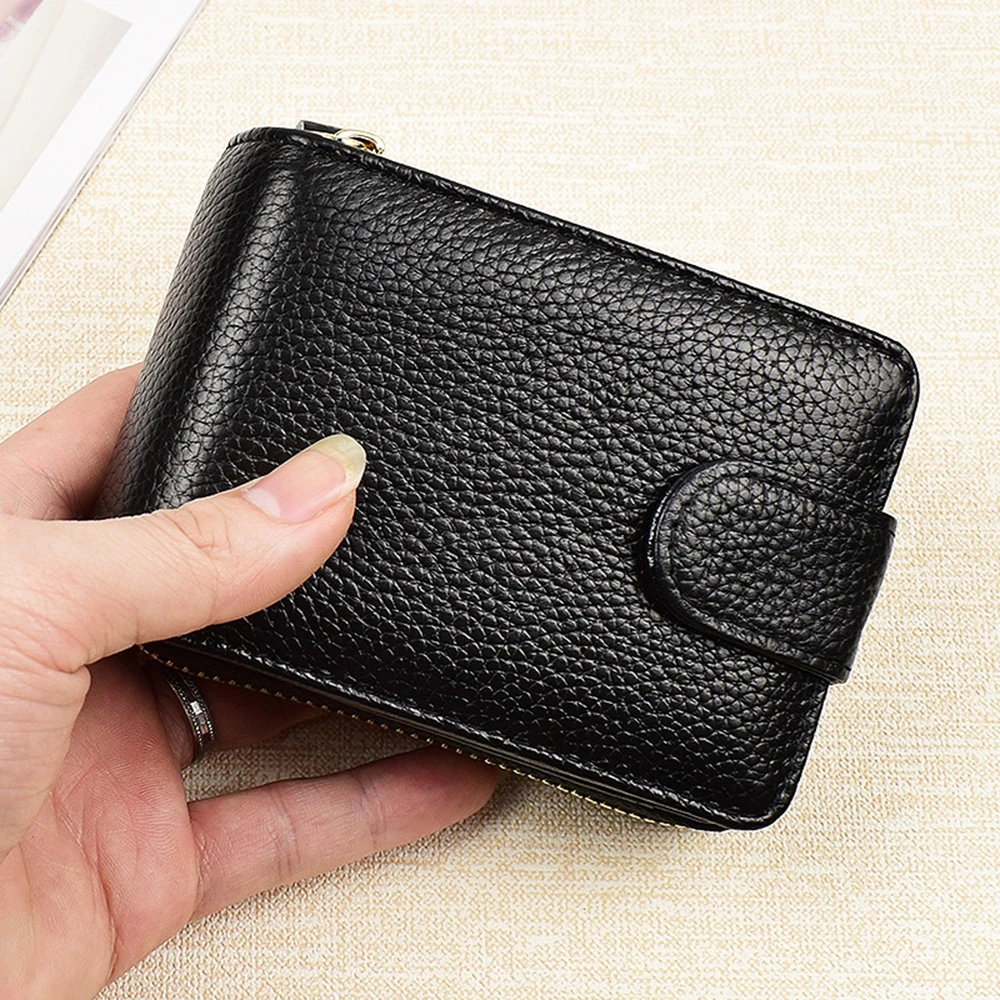 100% Genuine Leather Men Wallet Small Purse Mini Card Holder Chain Short Wallet Casual Multifunction Zip Bag Buckle A57869
100% Genuine Leather Men Wallet Small Purse Mini Card Holder Chain Short Wallet Casual Multifunction Zip Bag Buckle A57869