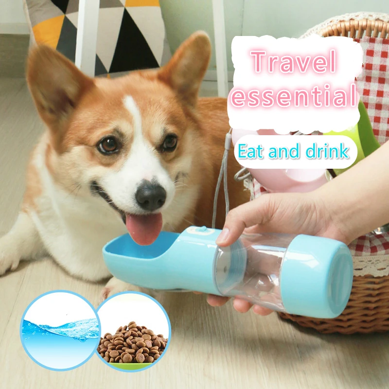 Pet Dog Water Bottle Feeder Bowl Portable Water Food Bottle Pets For Cat Outdoor Travel Drinking Dog Bowls Water Bowl For Dogs
Pet Dog Water Bottle Feeder Bowl Portable Water Food Bottle Pets For Cat Outdoor Travel Drinking Dog Bowls Water Bowl For Dogs