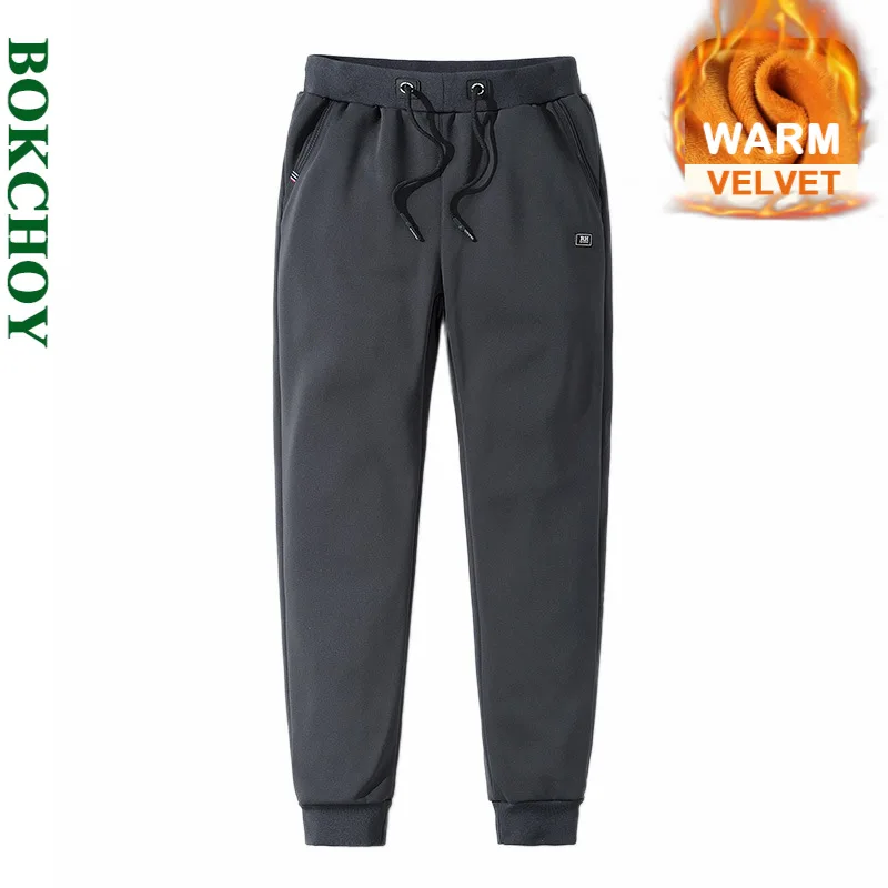 2021 Autumn Winter New Men Plush Thickened Sports Trousers Warm Lamb Velvet Loose Plus Size Casual Black Pants 8811
2021 Autumn Winter New Men Plush Thickened Sports Trousers Warm Lamb Velvet Loose Plus Size Casual Black Pants 8811