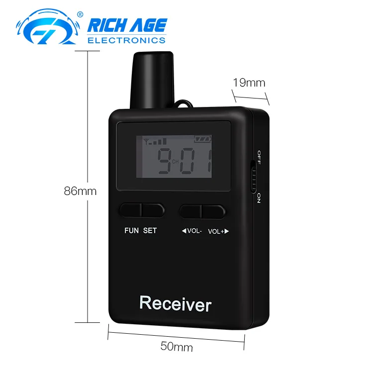 wireless remote control tour guide system 2 transmitters and 8 receivers with 10 slot case 
wireless remote control tour guide system 2 transmitters and 8 receivers with 10 slot case