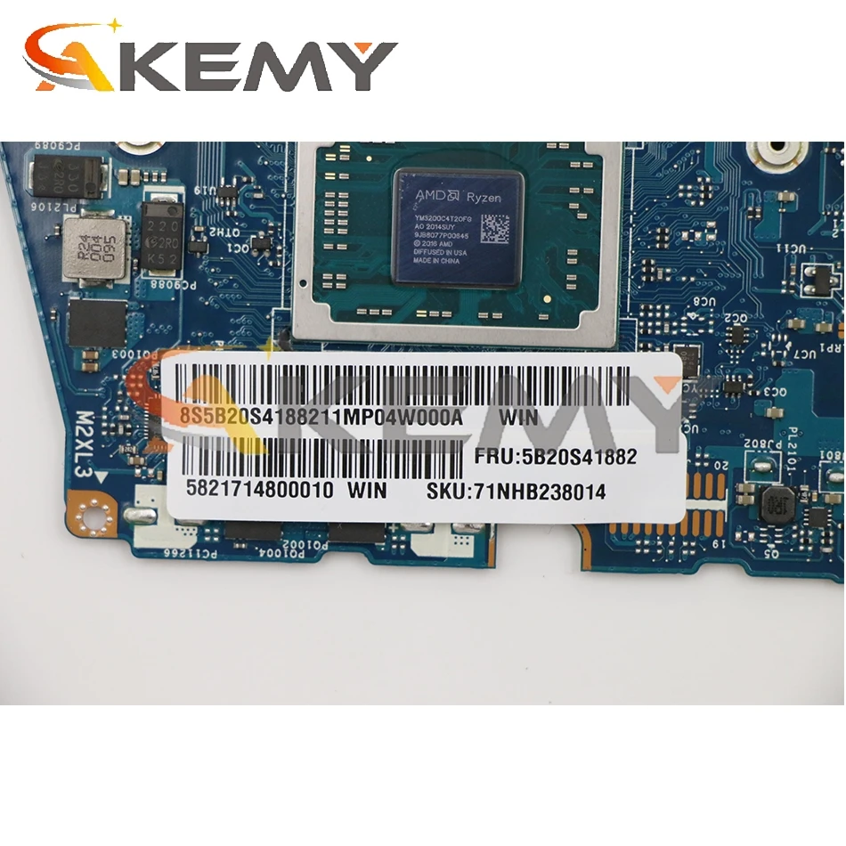For Lenovo IdeaPad C340-14API / FLEX-14API / S540-14API laptop motherboard LA-H091P UMA R3 4G FRU 5B20S41882 Mainboard
For Lenovo IdeaPad C340-14API / FLEX-14API / S540-14API laptop motherboard LA-H091P UMA R3 4G FRU 5B20S41882 Mainboard