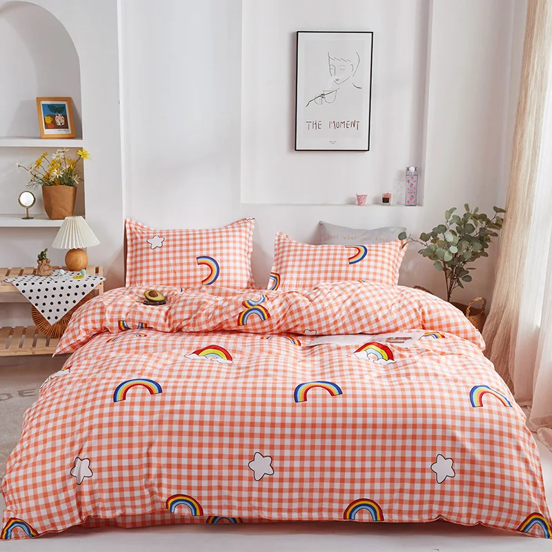 Fashion 3/4pcs Quilt Cover+PillowCases Flat Sheet Linen Design Home Bedding Duvet Cover For Bedroom Sets 220×240 King Queen Twin
Fashion 3/4pcs Quilt Cover+PillowCases Flat Sheet Linen Design Home Bedding Duvet Cover For Bedroom Sets 220×240 King Queen Twin