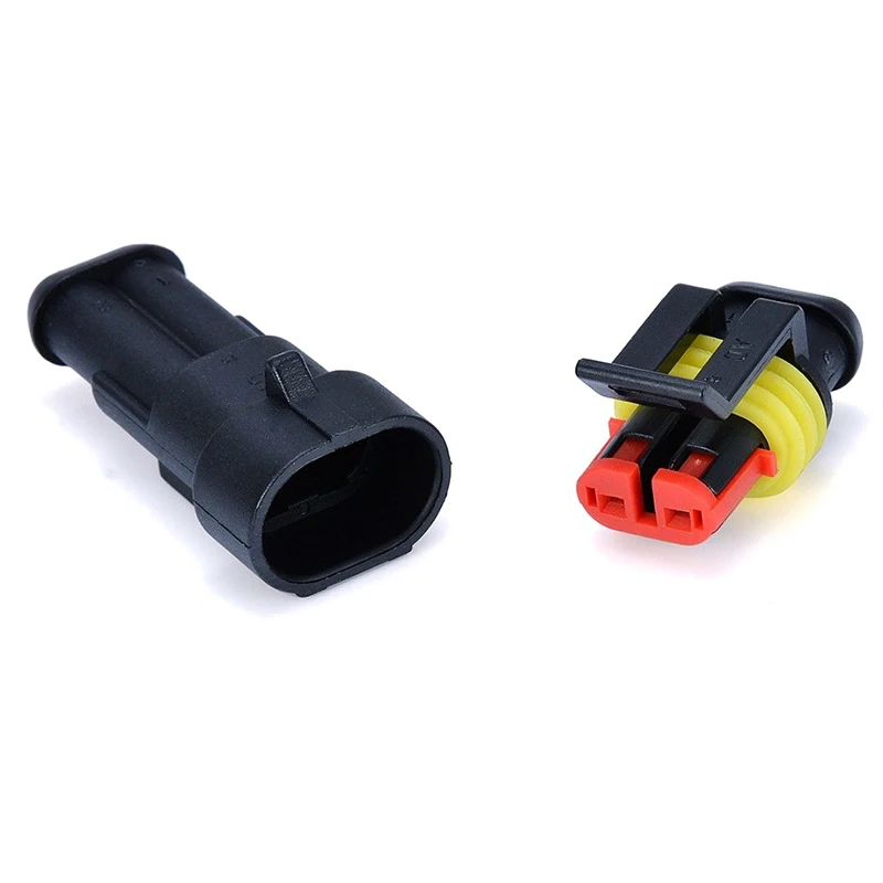 2 pin 2-Way Car Wiring Harness Connector Seal Car Boat Caravans Waterproof Electrical Wire Connector Electrical Plug Adapters
2 pin 2-Way Car Wiring Harness Connector Seal Car Boat Caravans Waterproof Electrical Wire Connector Electrical Plug Adapters