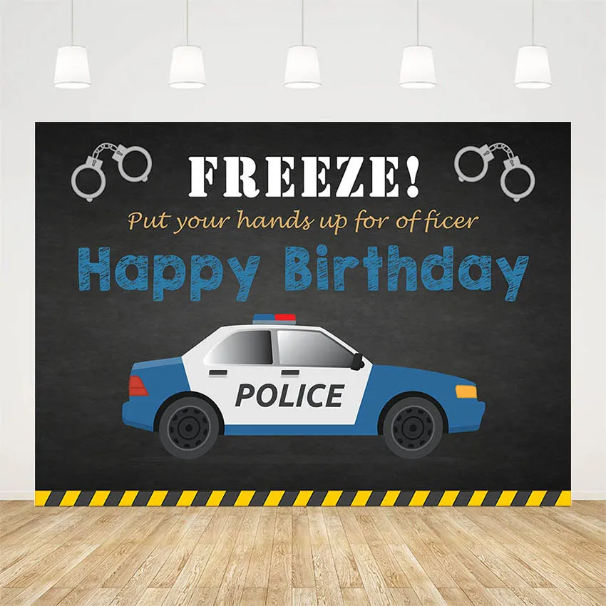 Avezano Backdrops Boy Birthday Party Freeze Police Handcuffs Police Background For Photo Studio Photophone Poster Photo Booth
Avezano Backdrops Boy Birthday Party Freeze Police Handcuffs Police Background For Photo Studio Photophone Poster Photo Booth
