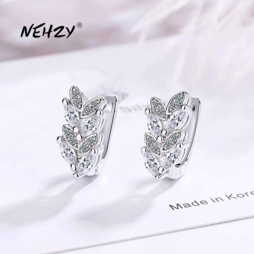 NEHZY S925 штамп серебряные новые женские модные ювелирные изделия Высокое качество Кристалл Циркон Простые ретро лист короткие серьги
NEHZY S925 штамп серебряные новые женские модные ювелирные изделия Высокое качество Кристалл Циркон Простые ретро лист короткие серьги