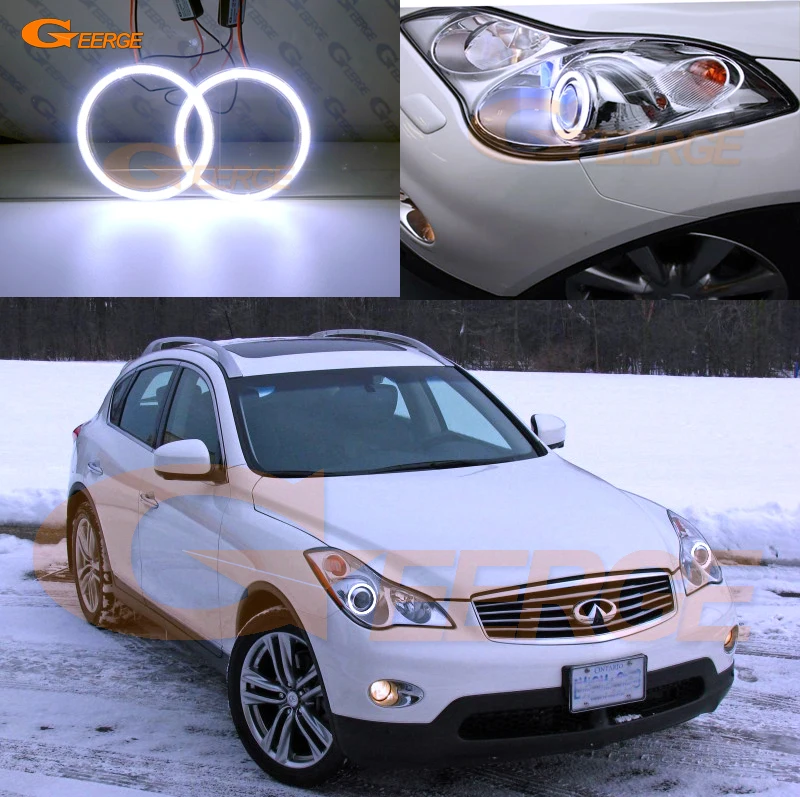 For INFINITI EX EX25 EX35 EX37 2008 2009 2010 2011 2012 2013 Excellent Ultra bright COB led angel eyes kit halo rings 
For INFINITI EX EX25 EX35 EX37 2008 2009 2010 2011 2012 2013 Excellent Ultra bright COB led angel eyes kit halo rings