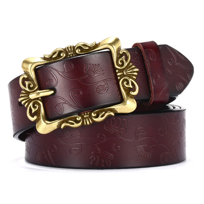 Vintage button-down printed cowhide wide belt women's leather belt pants belt belt belt
Vintage button-down printed cowhide wide belt women's leather belt pants belt belt belt