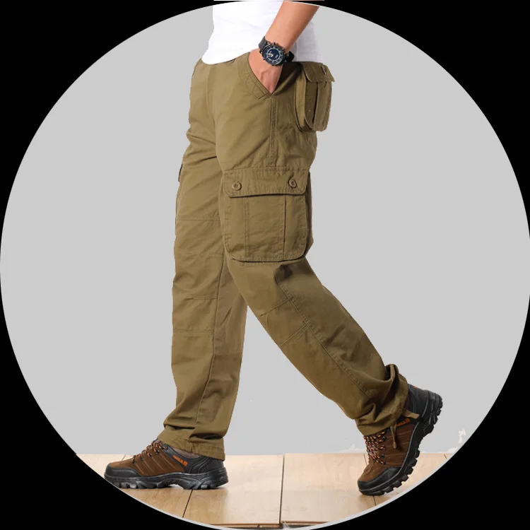 Men's Cargo Pants Mens Casual Multi Pockets Military Tactical Pants Men Outwear Straight Slacks Long Trousers Large Size 42 44
Men's Cargo Pants Mens Casual Multi Pockets Military Tactical Pants Men Outwear Straight Slacks Long Trousers Large Size 42 44