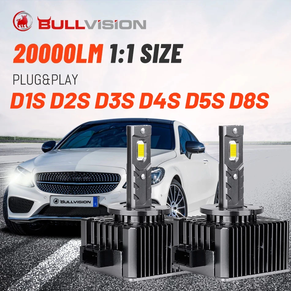 Светодиодные фары D1S, HID D2S D3S D4S D5S D8S 20000LM, двухсторонние чипы CSP, 6500K, белый дальний и ближний свет, Canbus, без ошибок, для объектива
Светодиодные фары D1S, HID D2S D3S D4S D5S D8S 20000LM, двухсторонние чипы CSP, 6500K, белый дальний и ближний свет, Canbus, без ошибок, для объектива