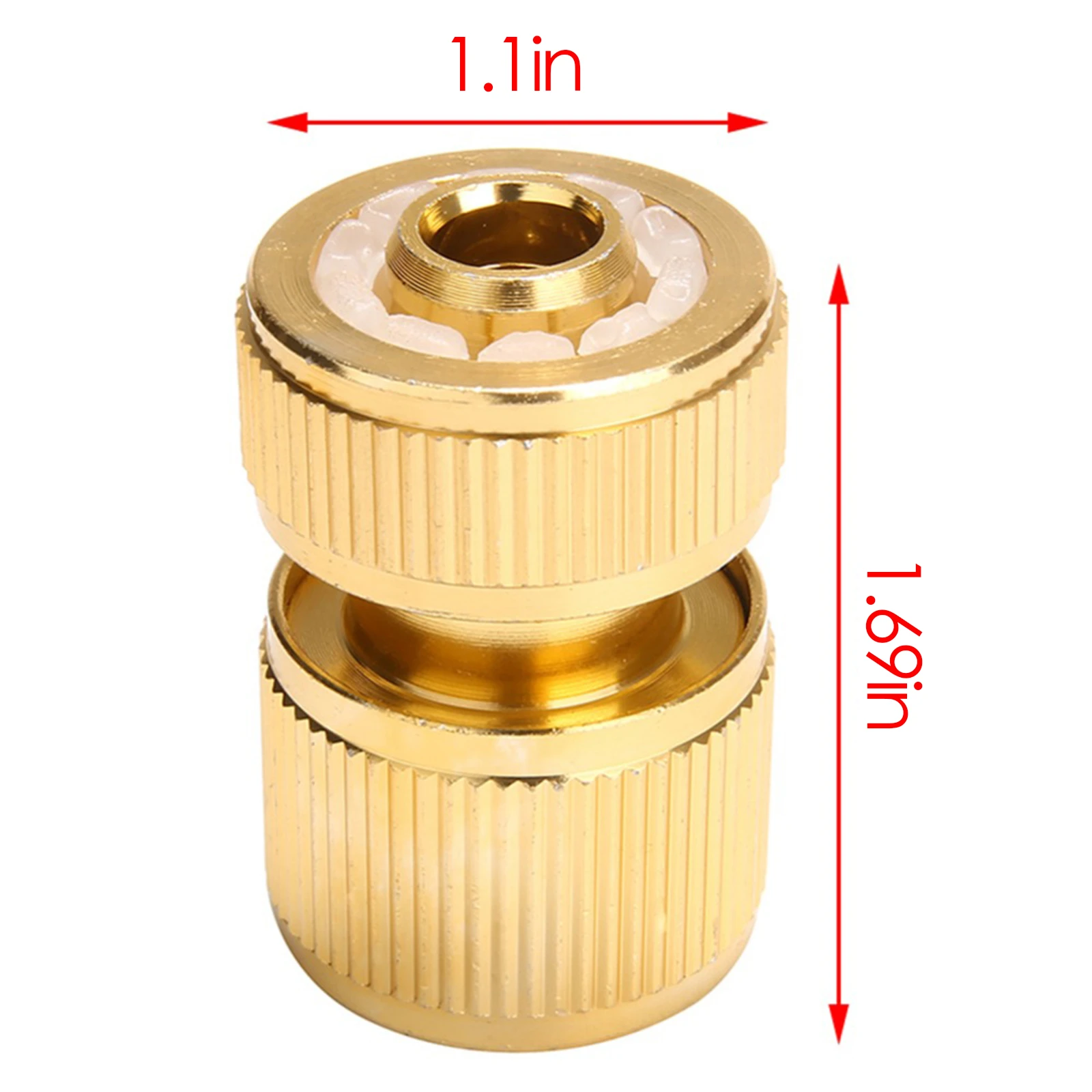 1/2Inch Quick Connect Swivel Connector Garden Hose Coupling Systems For Watering Irrigation Brass-Coated Garden Hose Adapter
1/2Inch Quick Connect Swivel Connector Garden Hose Coupling Systems For Watering Irrigation Brass-Coated Garden Hose Adapter